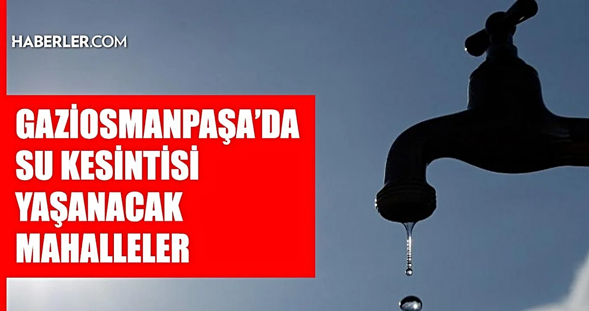 İstanbul Gaziosmanpaşa'da Su Kesintisi: İSKİ'den Arıza Açıklaması Geldi