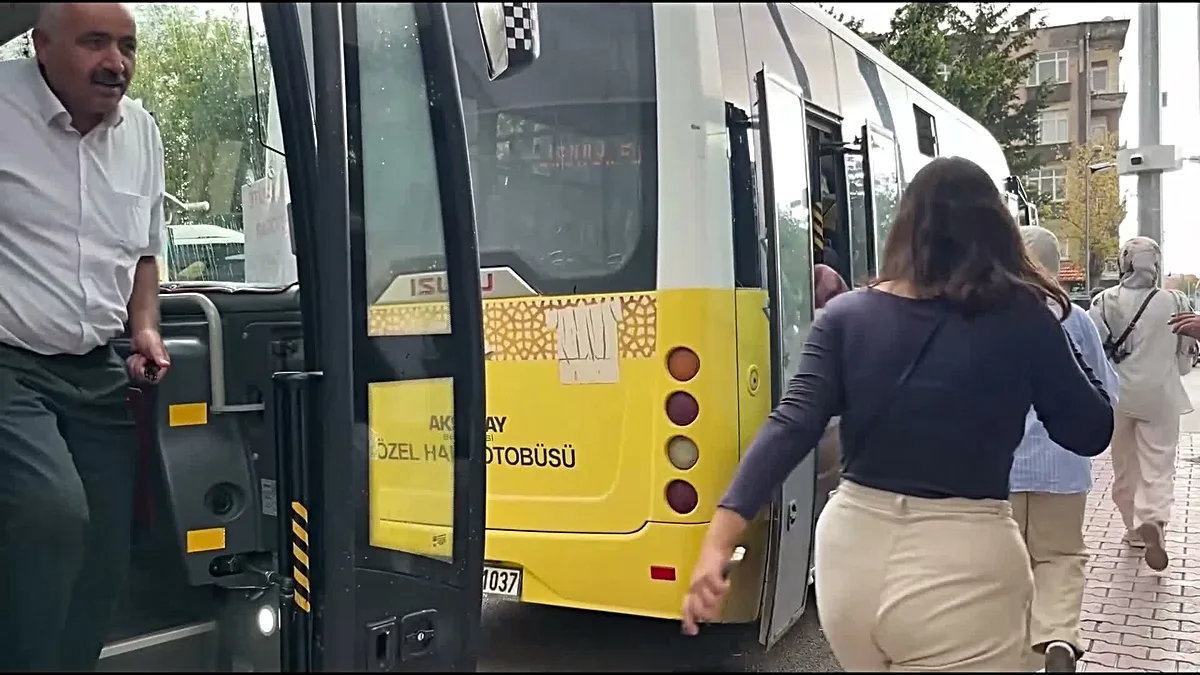 Aksaray'da Halk Otobüsü Şoförlerinden Zam Talebi: Sivil Bilet 50 Lira Olmalı