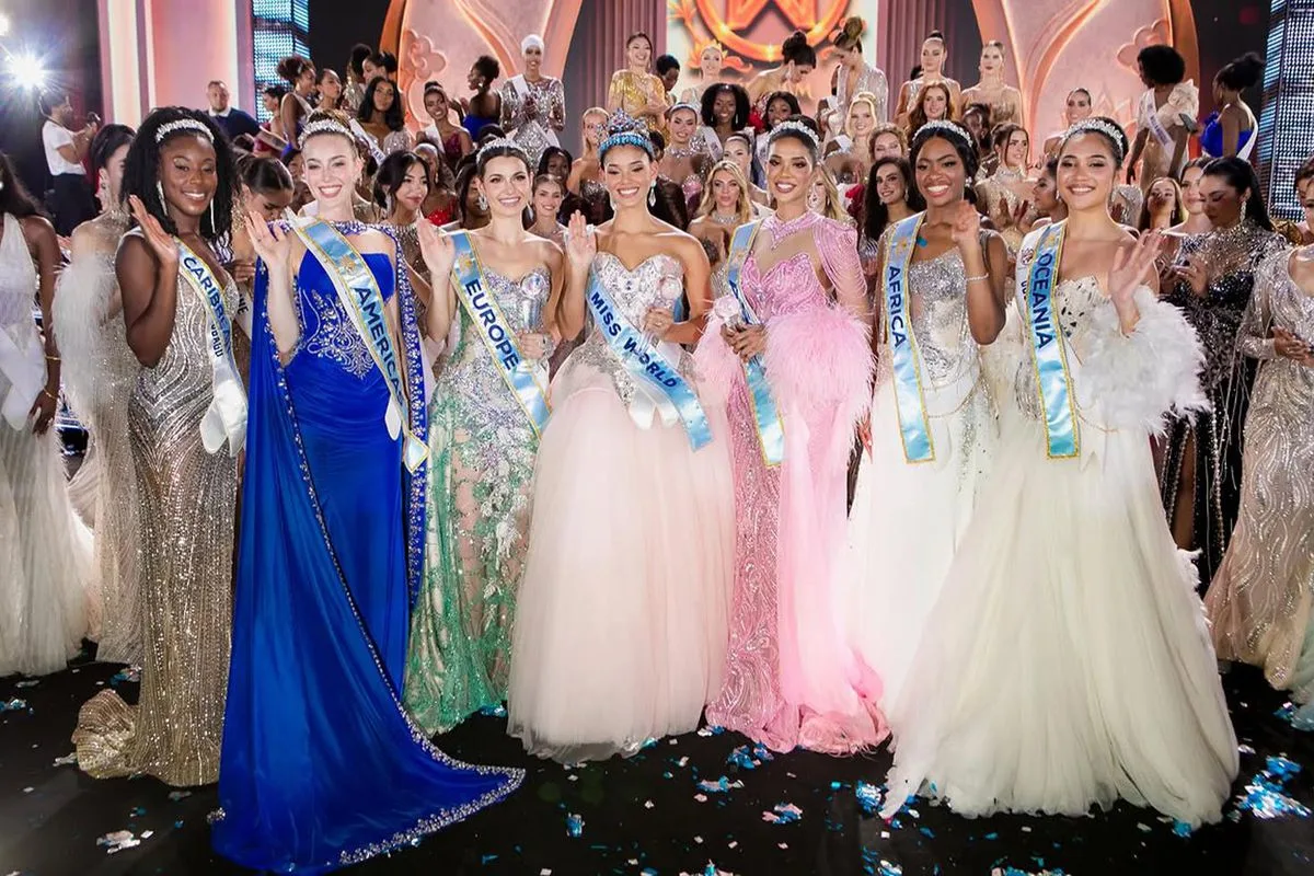 Miss World 2026'nın Kazananı Belli Oldu: Tacı Dominikli Öğretmen Joheirry Mola Dominguez Kazandı