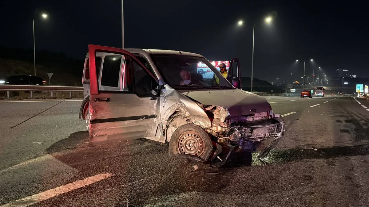 Kuzey Marmara Otoyolu Başakşehir Mevkisinde Trafik Kazası: 1 Ölü