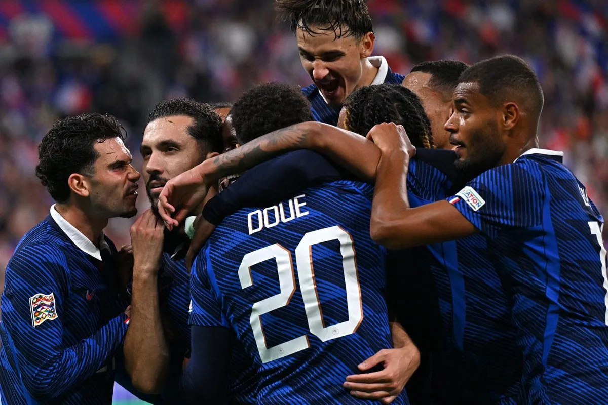UEFA Uluslar Ligi'nde Fransa, Belçika karşısında 13 dakikada gelen gollerle kazandı