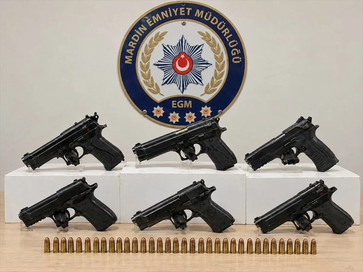 Mardin'de Emniyet Güçlerinden Silah Operasyonu: 4 Şüpheli Yakalandı