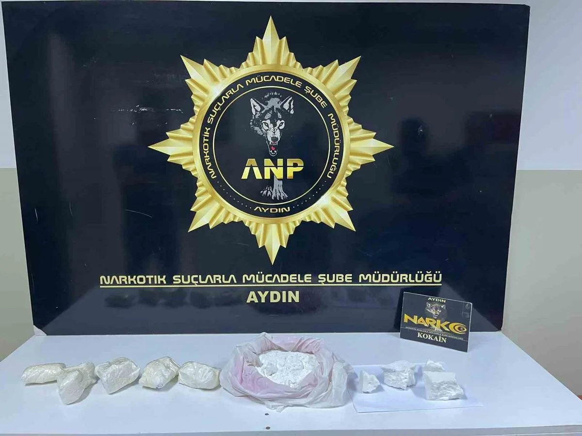 Aydın’da Narkotik Operasyonu: Yaklaşık 3 Kilogram Kokain Ele Geçirildi