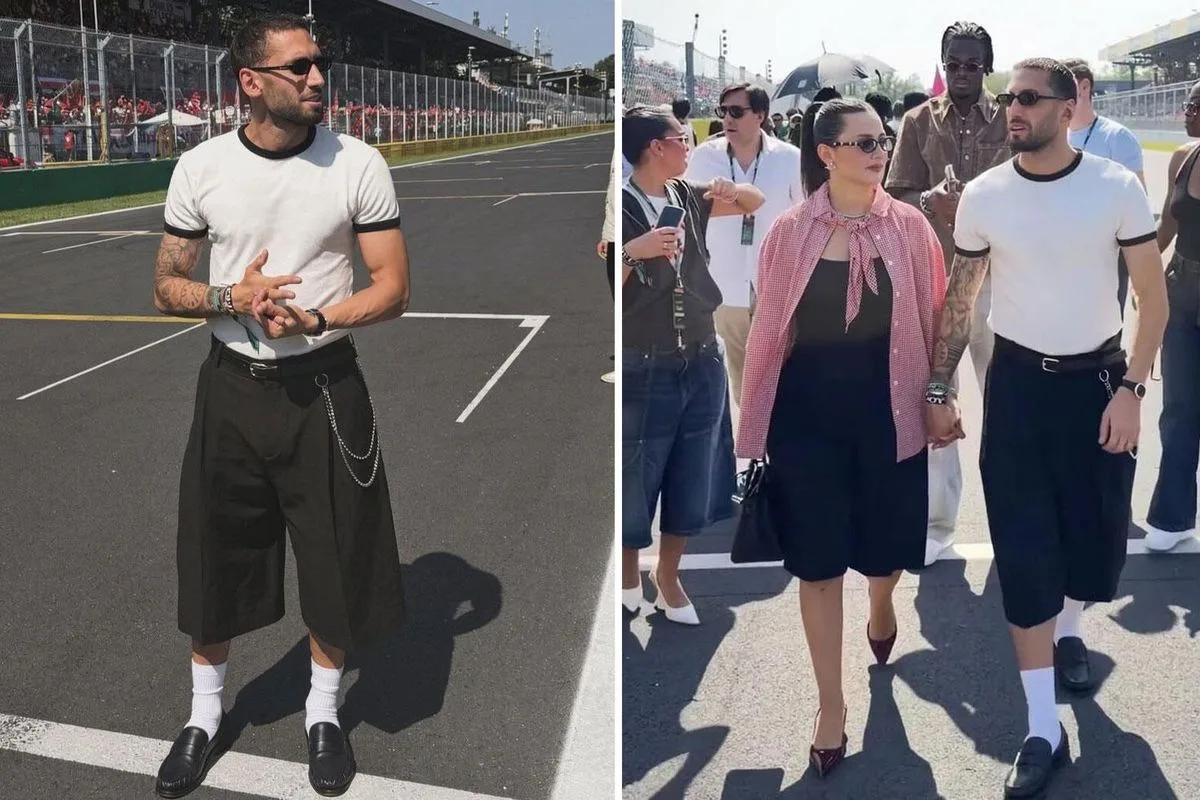Hakan Çalhanoğlu'nun İtalya'daki Formula 1 Yarışında Tercih Ettiği Sıra Dışı Kombin Sosyal Medyada Gündem Oldu