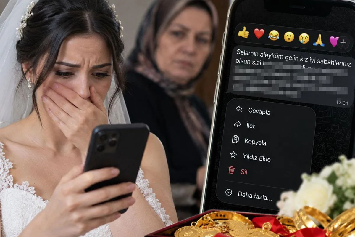 Düğünün Hemen Ardından Gelen Mesaj Şoke Etti: Kaynana Altınları İstedi
