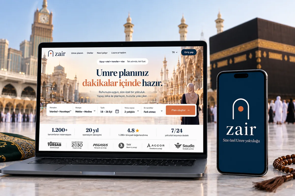 Yapay Zekâ Destekli Umre Platformu Zair'e 1 Milyon Doların Üzerinde Yatırım